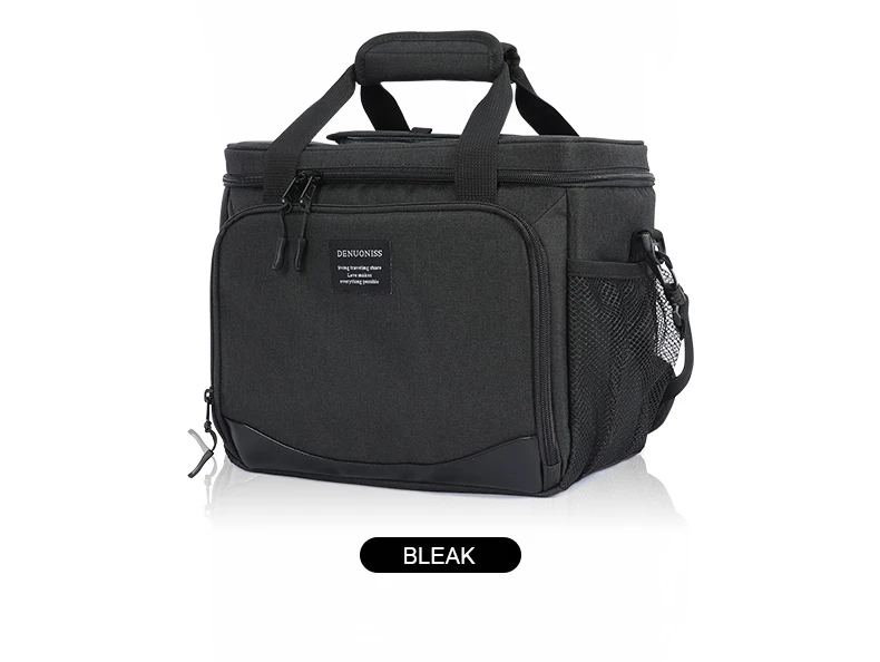 13L Thermische Tasche Mittagessen Box Für Arbeit Picknick Tasche Männer Auto Bolsa Kühlschrank Tragbare Eis Kühler Bier Handtasche Halten Lebensmittel rucksack – Detail 14
