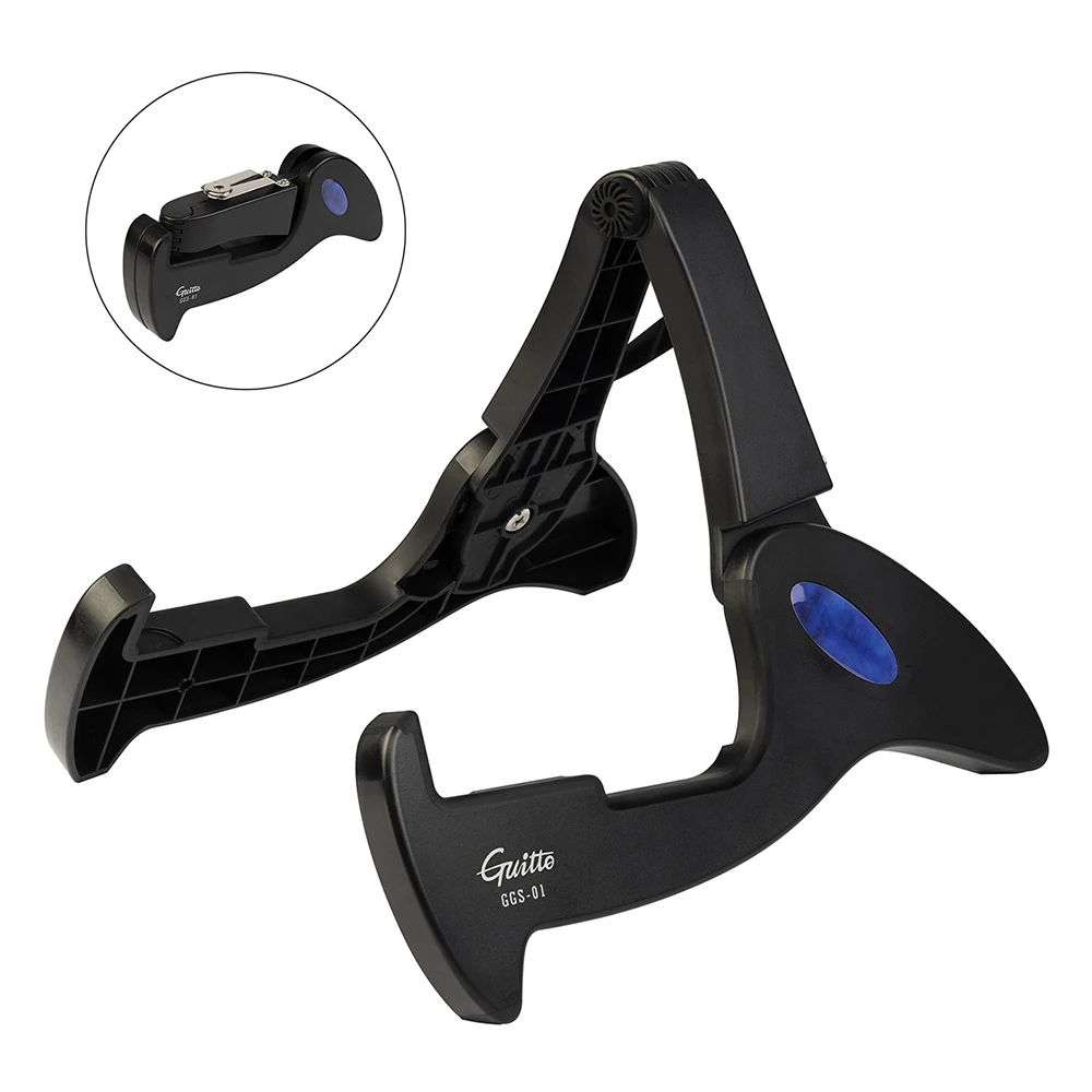 JOYO Guitto Series GGS-01 Guitar Stand Classic Foldable Anti-Slip & Anti Scratch Tripod Stand for Guitar Bass Ukulele - Image 2