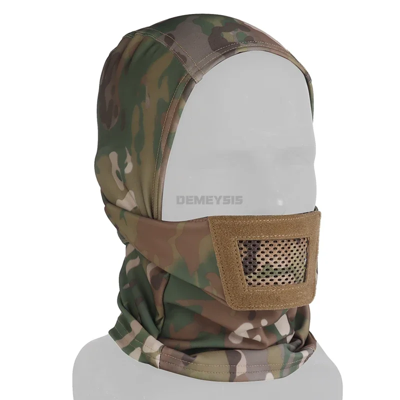 Pasamontañas táctico transpirable – Malla completa airsoft paintball - imagen 2