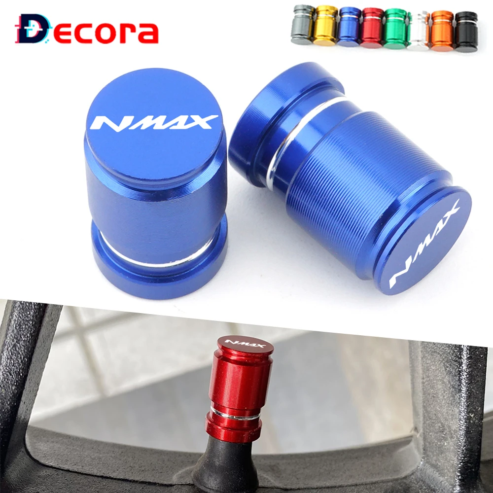 

Логотип для YAMAHA NMAX N MAX 125 155 Nmax125 Nmax155 колпачки клапанов колесных шин Герметичная крышка CNC алюминиевые аксессуары для мотоциклов синий
