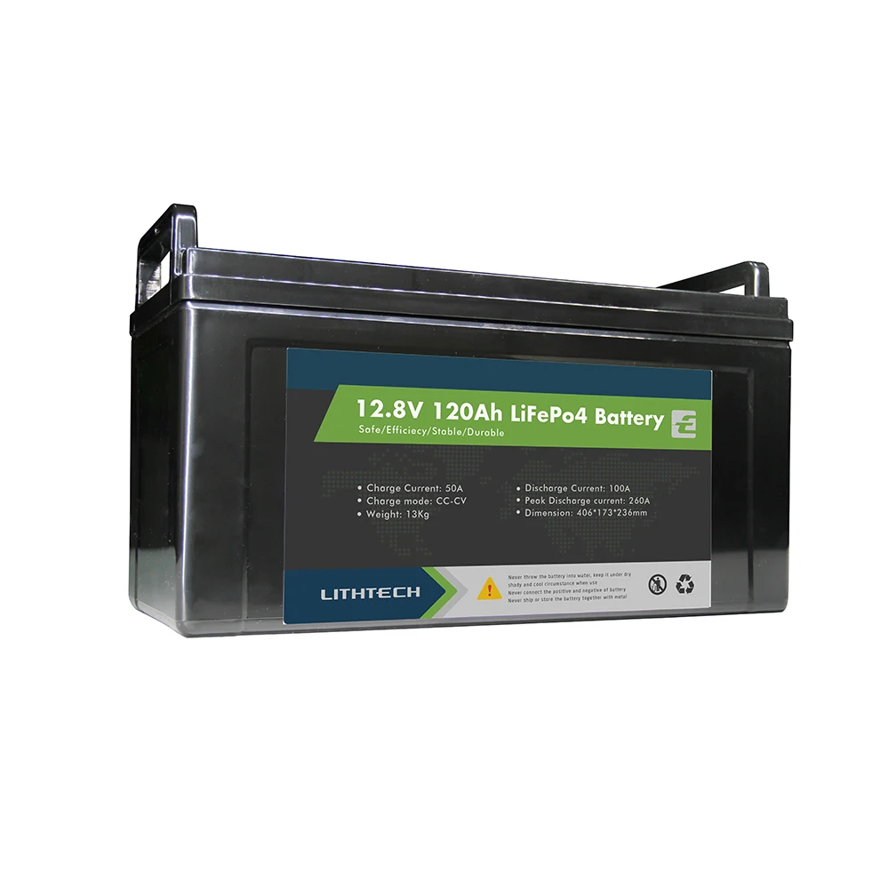 Lithtech Lifepo4 BMS Lithium Battery Pack 12v 24v 100ah 120ah 150ah 200ah 300ah   Ion   rechargeable