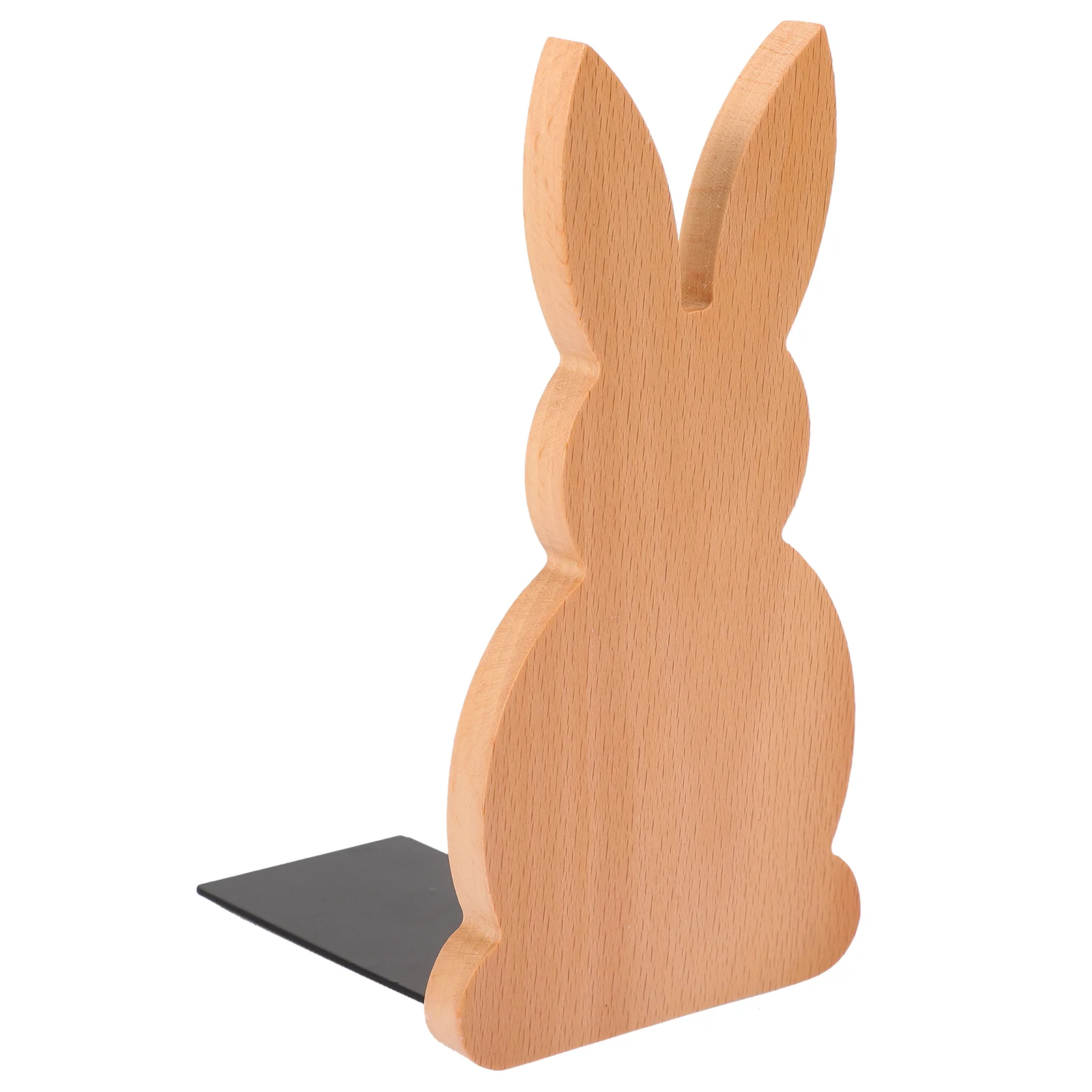 

Rabbit Bookend Wooden Ends Bookends Desktop Kids Bookshelf Holder Multi-function Support