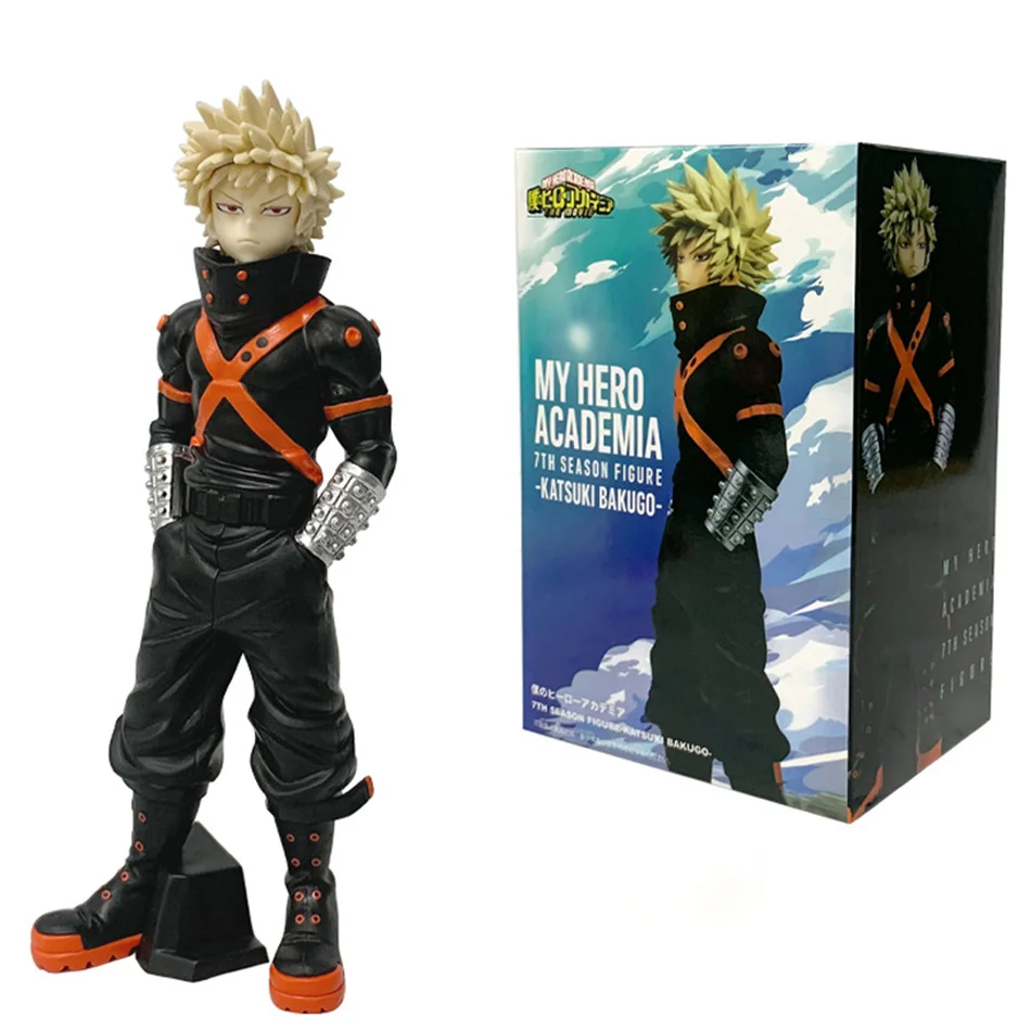 En Stock nuevo BANDAI BANPRESTO My Hero Academia Bakugou Katsuki Anime figura de acción ornamento modelo regalo de Navidad para niños