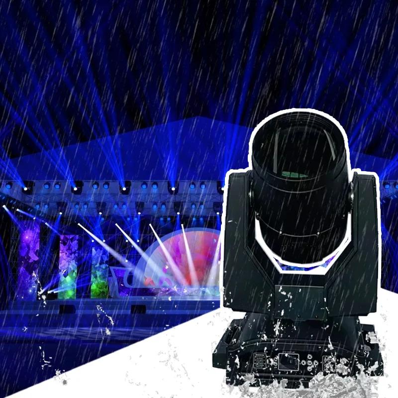 High Quality Ip65 Waterproof Moving Head Beam Sharpy Mini 350W 380W 17R Rain Cover Gobo Stage Lighting Outdoor Building Light
