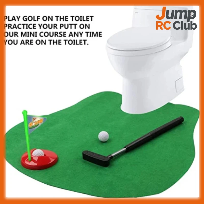 

Детский игровой набор «Туалетный гольф»: мини-гольф для ванной, спортивная игрушка для фитнеса, забавный подарок для детей, для игр в помещении и семейных тренировок