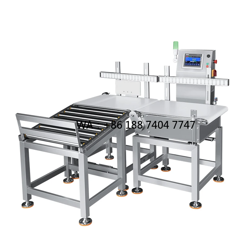 Automatic Online Checkweigher with Pusher Rejection for Fertilizer and Silicon Dioxide Weight Inspection