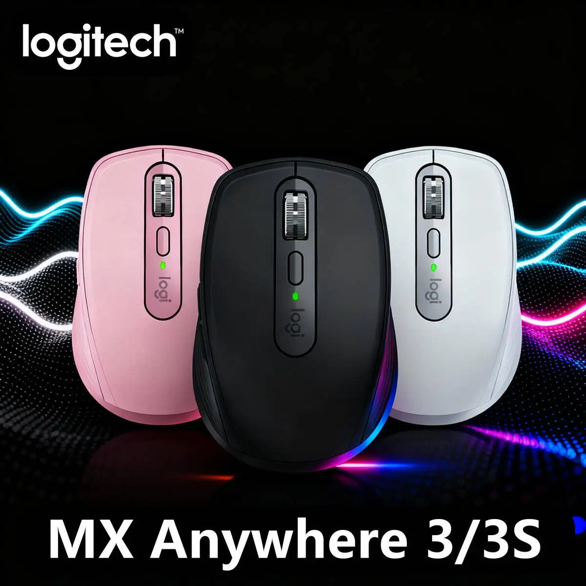 

Logitech Master Series MX Anywhere 3S Bluetooth Беспроводная бесшумная мышь Мягкий звук Офисный женский планшет