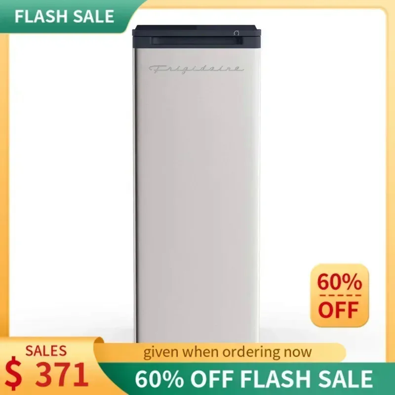 TGBFfrigidaire EFRF696-AMZ upright freezer 6.5 cu ft stainless Platinum design series, Silver,Ali