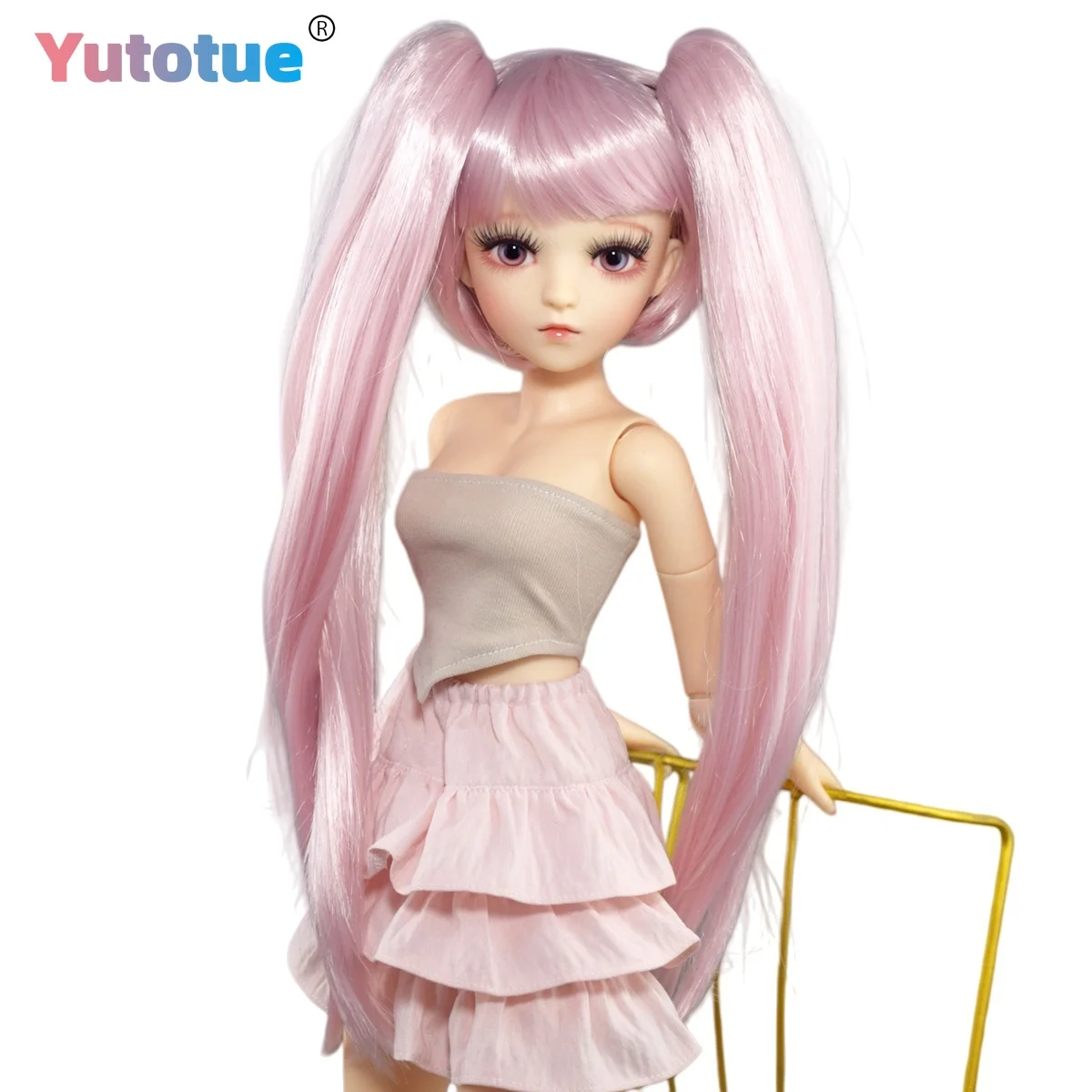 YUTOTUE 60cm Height Fashion Doll Upgrade Makeup Face Removable Outfits Set 1/3 BJD Doll Lifelike Girls Gift