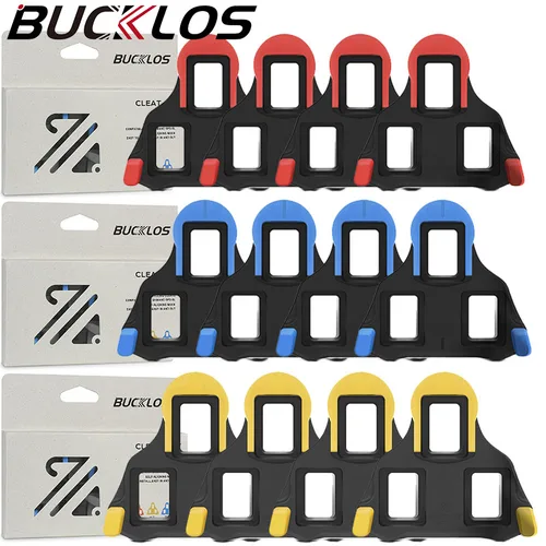 BUCKLOS-tapa de Pedal autoblocante para bicicleta SPD SL, tacos de bicicleta de carretera, calzado de ciclismo duradero, tacos de Pedal sin clip para SH11