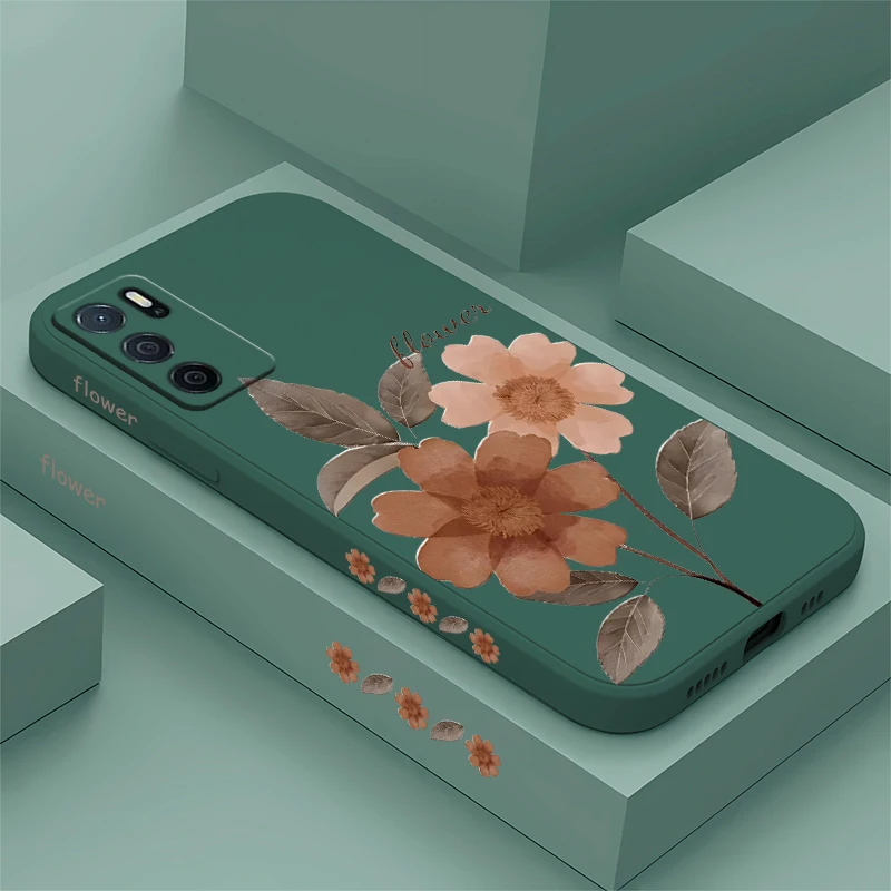 Чехол с рисунком цветов в стиле ретро для Infinix Hot 50 30 30I 20S 12I 12 11 11S 10T 10 10S 9 Play NFC Pro Plus, силиконовый мягкий чехол для телефона