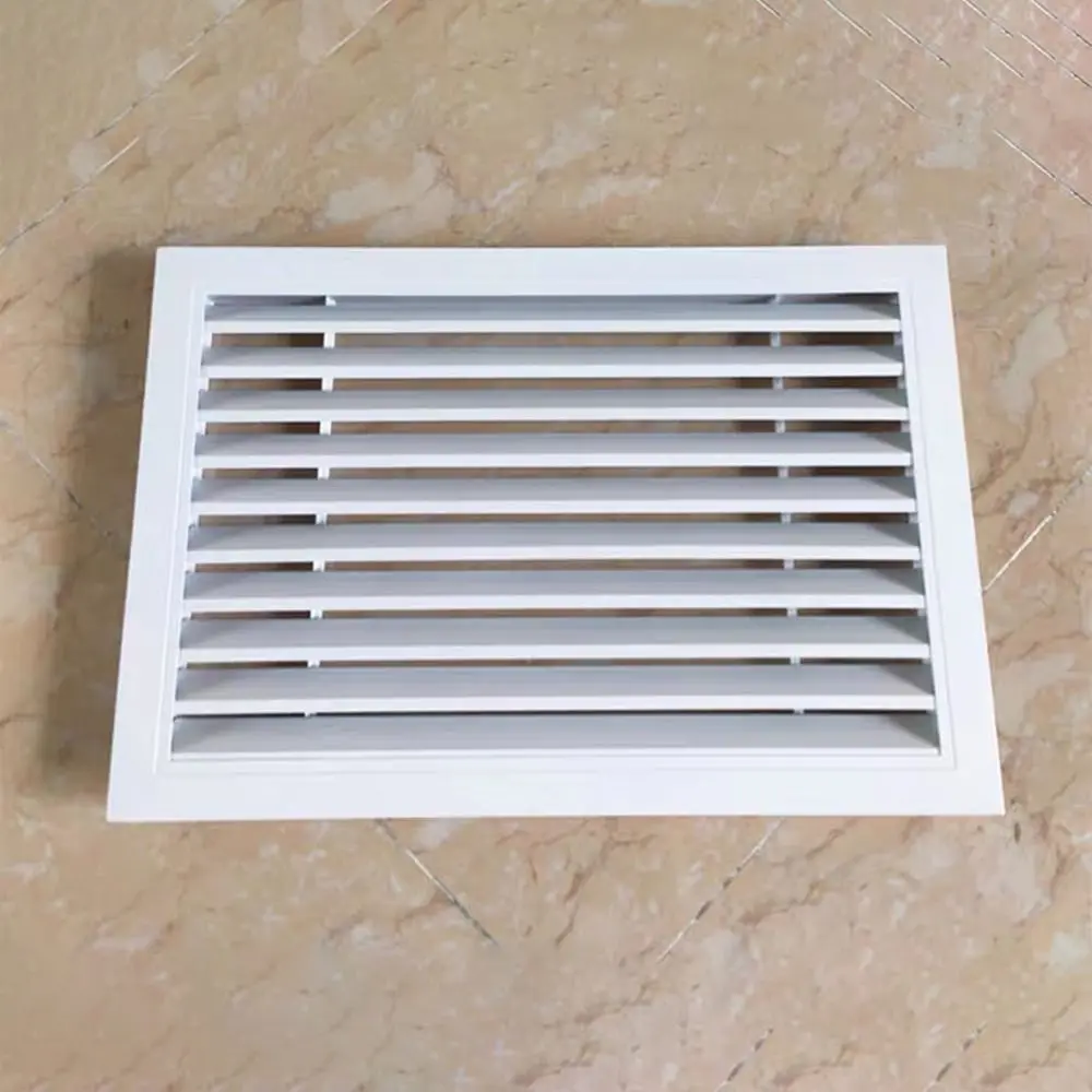 New Aluminum Alloy Air Vent Grille White Square Gable Vent Ventilation Grille Houses
