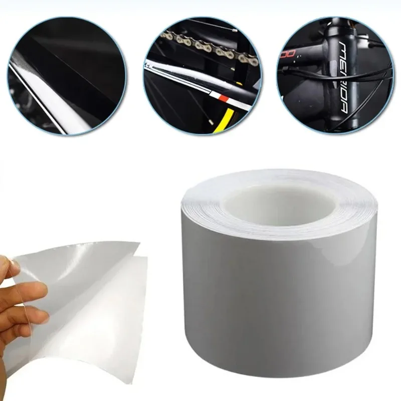 AliExpress NONE 1PC 1/2M Bike Frame Protection Film Clear Transparent Tape for Scratch Guard Surface Protector Sticker Cycling Accessory