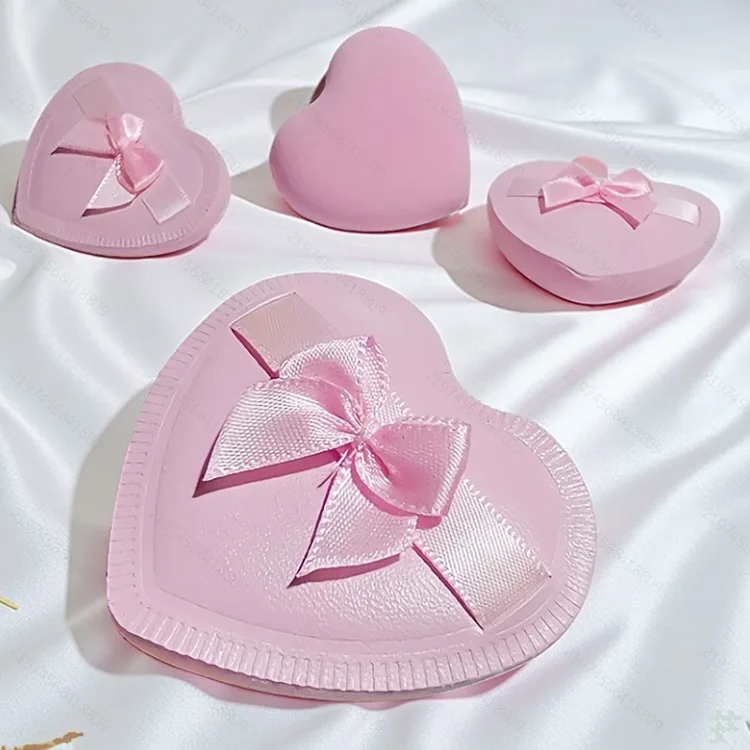 وسادة حلوى قطنية على شكل قلب، نفخة مكياج ذات استخدام مزدوج (رطبة وجافة) #5