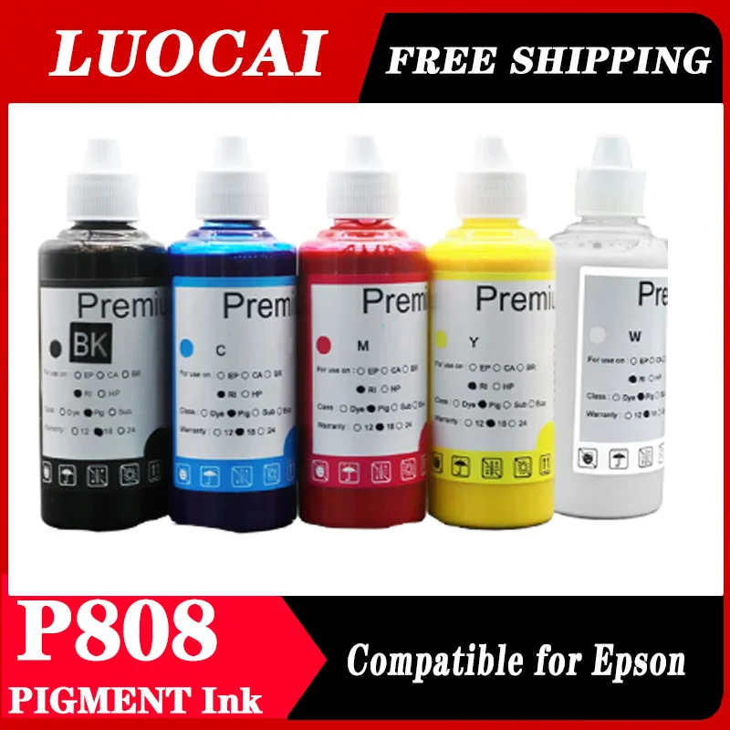 

Пигментные чернила 100 мл P808, совместимые с принтером Epson P608 P800 P808