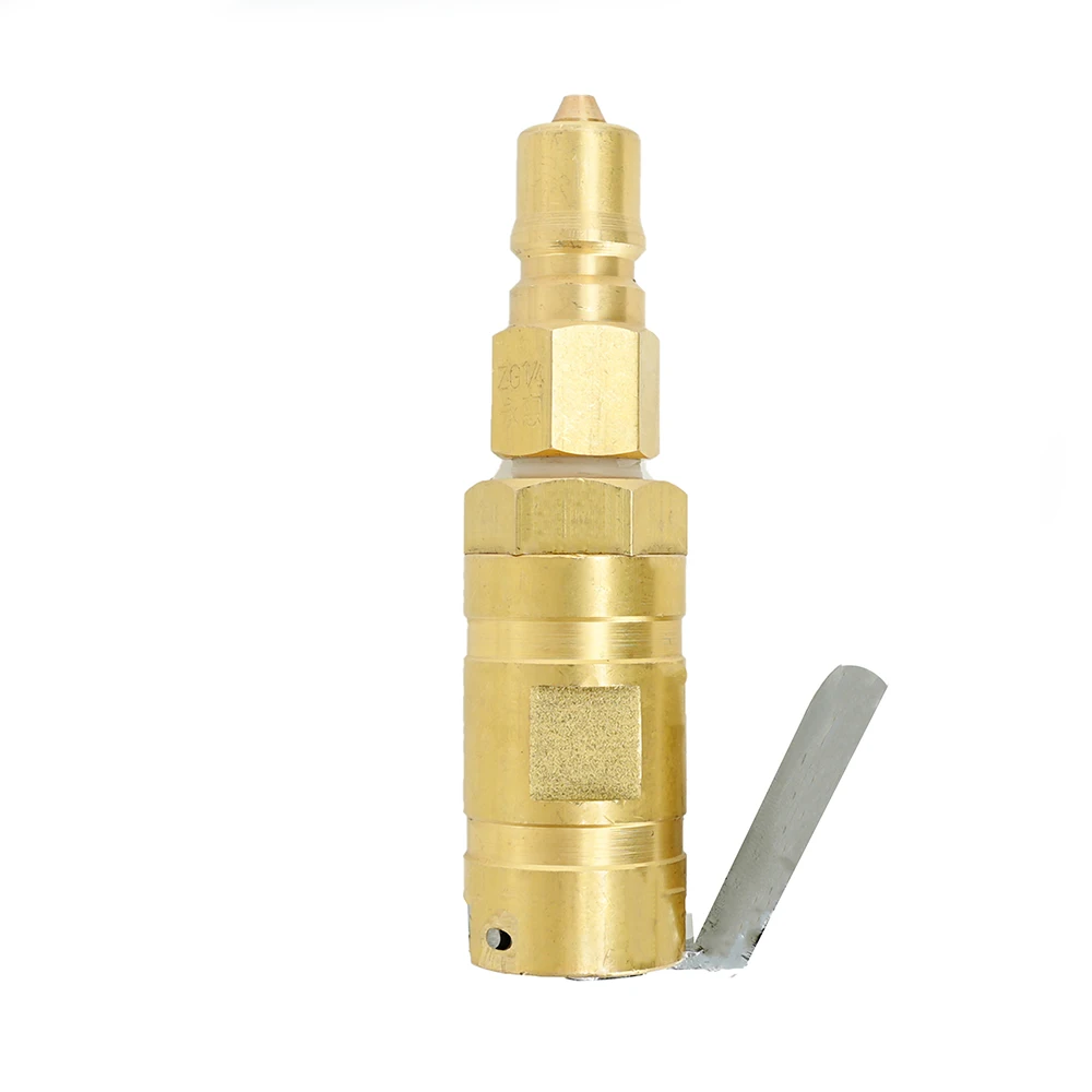 YBK-A Press Handle Quick Connector Refrigeration Brass Fitting Air Tight Test High Pressure Self-Locking Exhaust Type