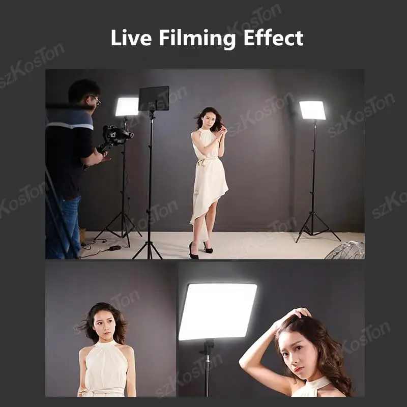 Фотостудия светодиодный освещение для видео портативная Запись видео Лампа с подставкой для Youbute Game Tiktok макияж