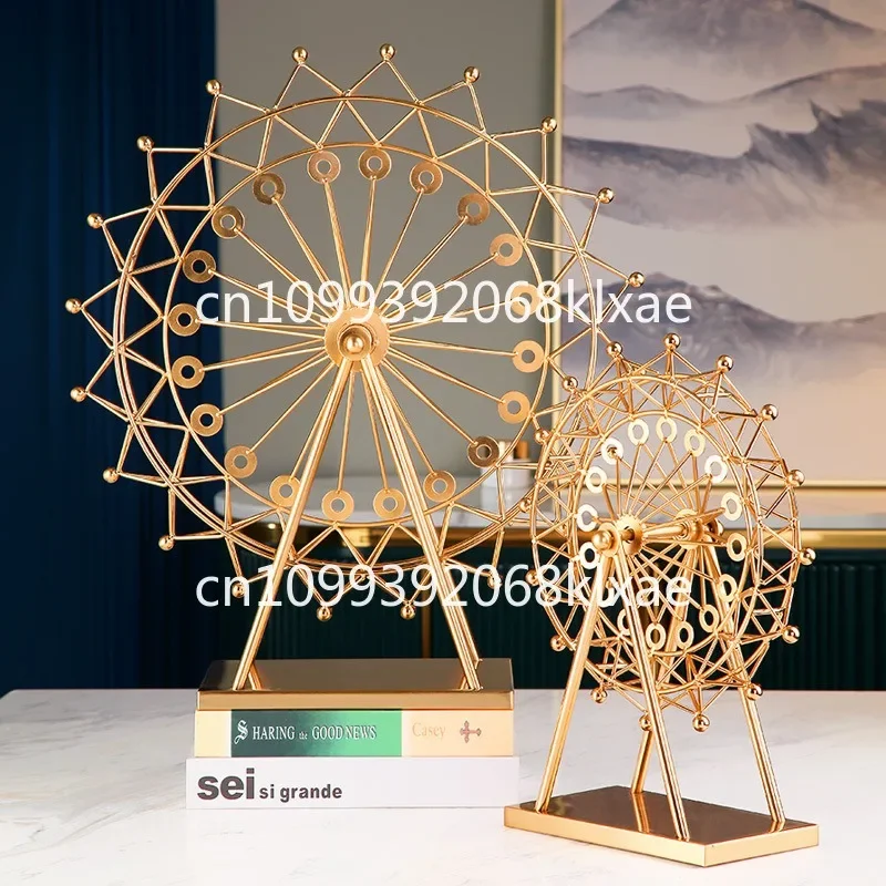 Creative Ferris wheel metal home decoration ornament