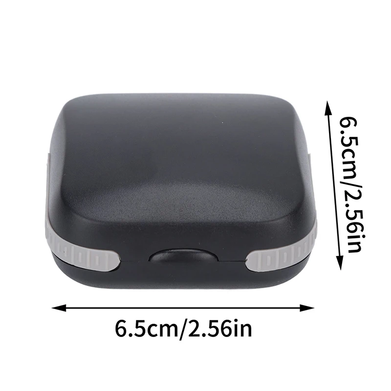 Portable Hearing Aid Box Dustproof Waterproof Shell ABS Material Wear Resistant Durable Hearing Aid Case for Outdoors Travel