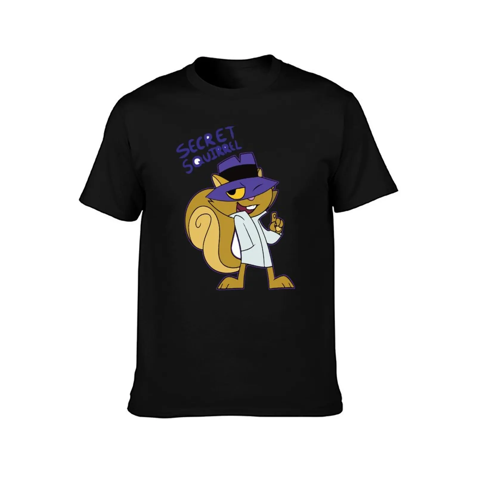 secret squirrel T-Shirt Casual Loose Short Sleeve Tee for Men