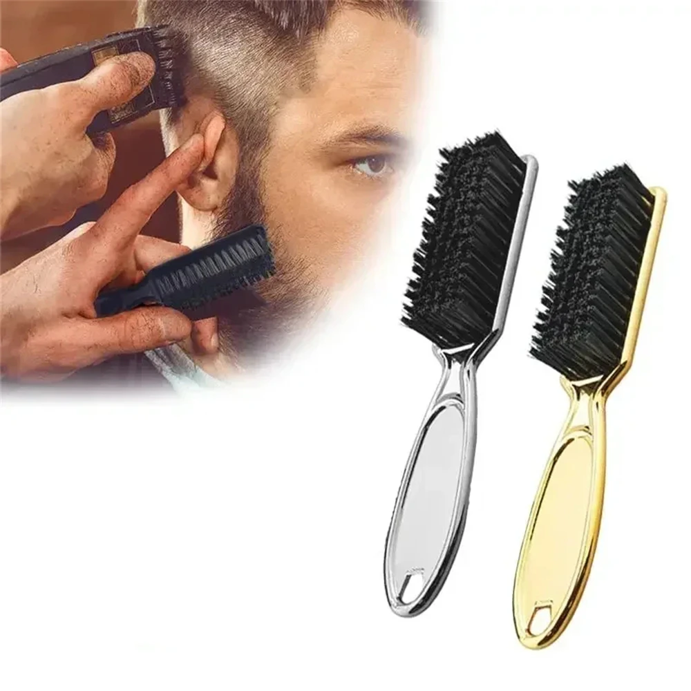 1pcs Pro Beard Brush Vintage Oil Head Brush Cleaning Brush Barber Hair Styling Comb Beard Cleaning Brushhairdressing Tools