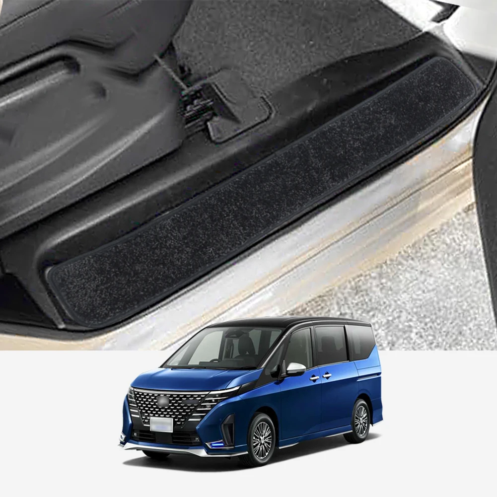 for Nissan Serena C28 Car Floor Mats Foot Pads Non-Slip Front Rear Door Pedal Carpets Protect Accessories