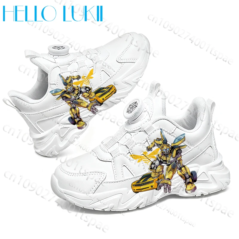 

Bumblebee Campus Youth Student Running Shoes Gift for Boys Girls Non Slip Breathable Yellow Pattern Print Scarpe Free-express