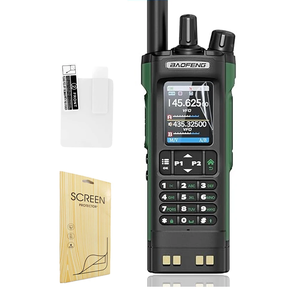 LCD Clear Screen Protector Anti-Scratches Shield Film for Baofeng DM32 UV32 Baofeng DM-32 UV-32 Walkie-Talkie Accessories