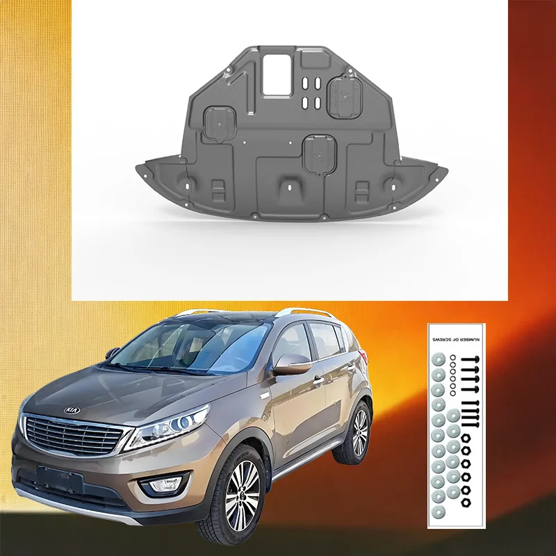 Durable Underbody Protection Engine Skid Plate For Kia Sportage 2010-2014 2.0L 2.4L  High Quality Engine Shield Car