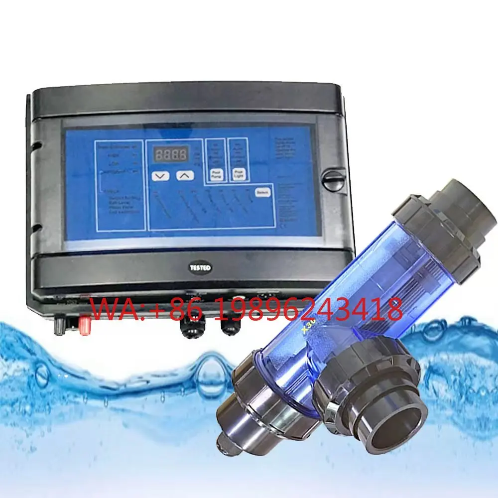 

Portable ABS Acrylic Swimming Pool Salt Water Chlorinator 50g/h Automatic Electric Backyard Use