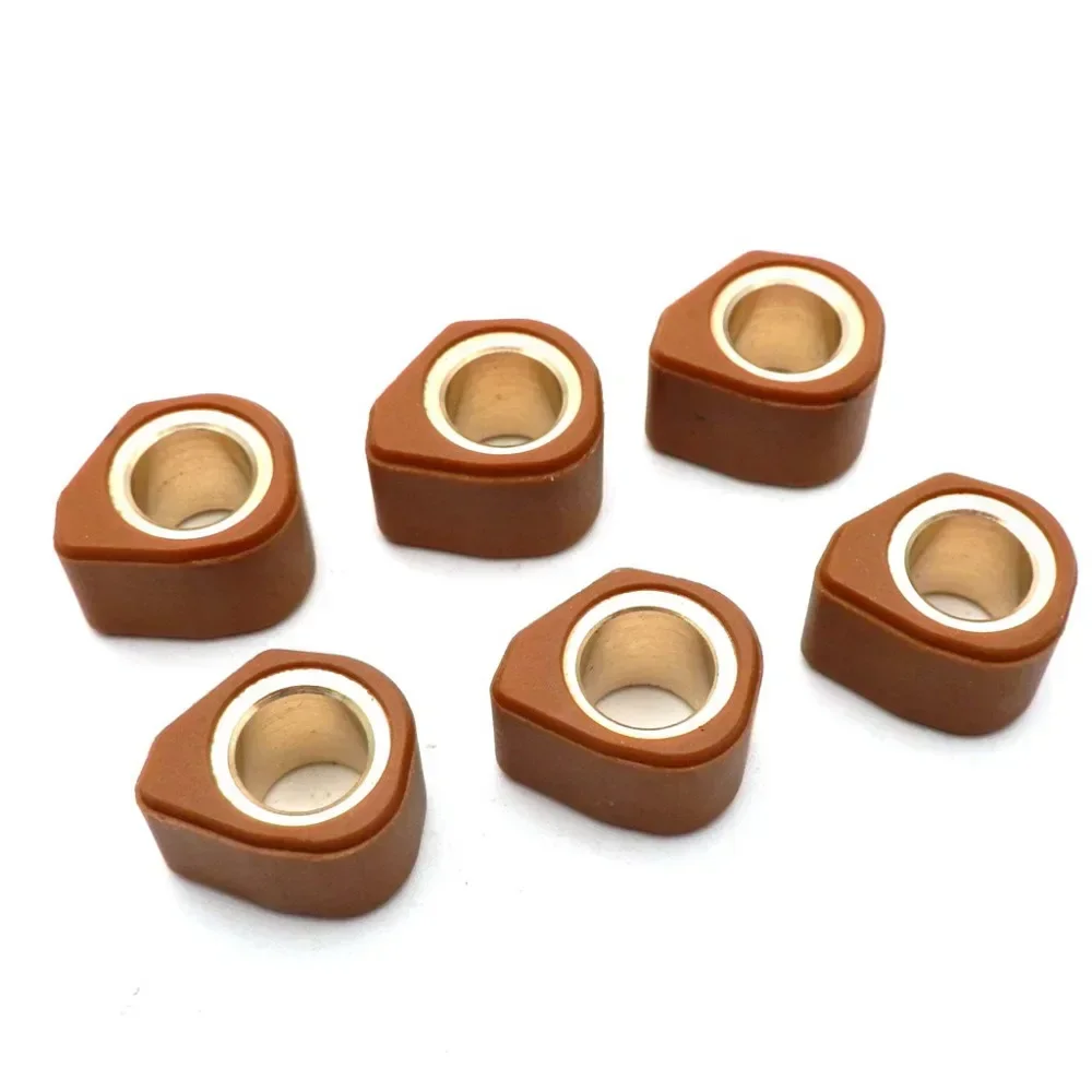 6pcs/set Performance Variator Weight Rollers Polygon Sliders 18X14mm For KOSO GY6 150cc Scooter 12/13/14/15/16/17/18 gram