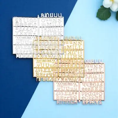 

3pcs Letter Board Set Golden Silver Rose Gold Letters Numbers Symbols for Home Office Felt Boards Changeable Accessories