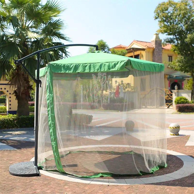 Outdoor Courtyard Mosquito Net Sunshade Umbrella Net Cover Table Umbrella Mosquito Net Cover