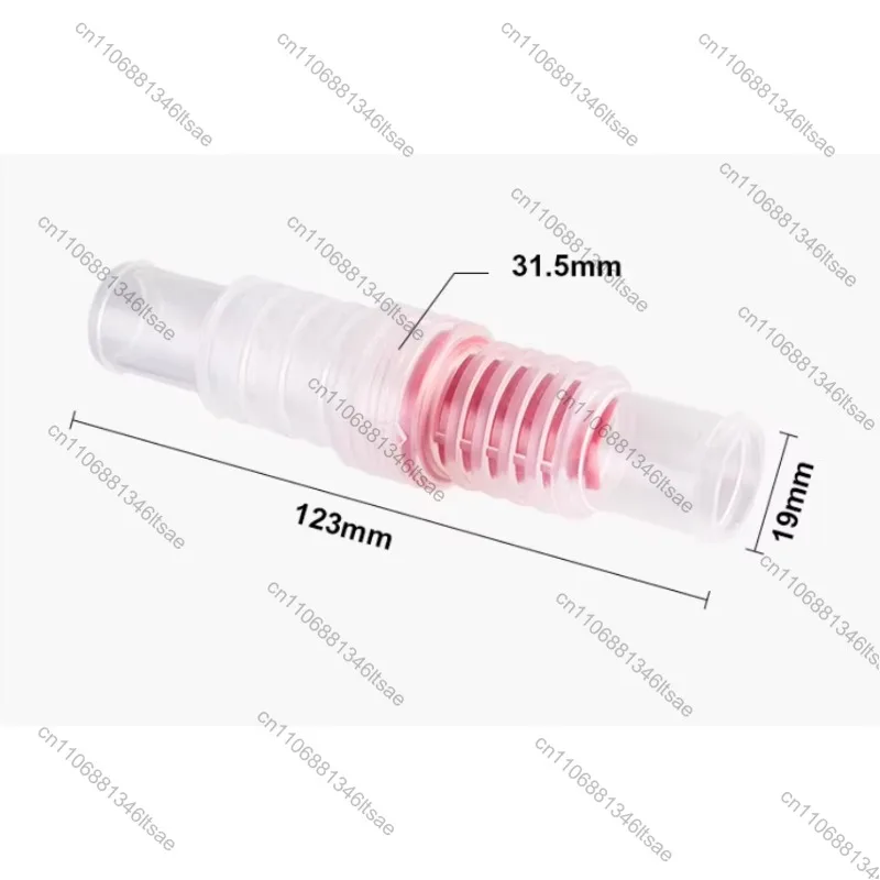 Accessories 1pcs transparent straight-through one-way check valve, prevents liquid backflow, split-type water pump accessory