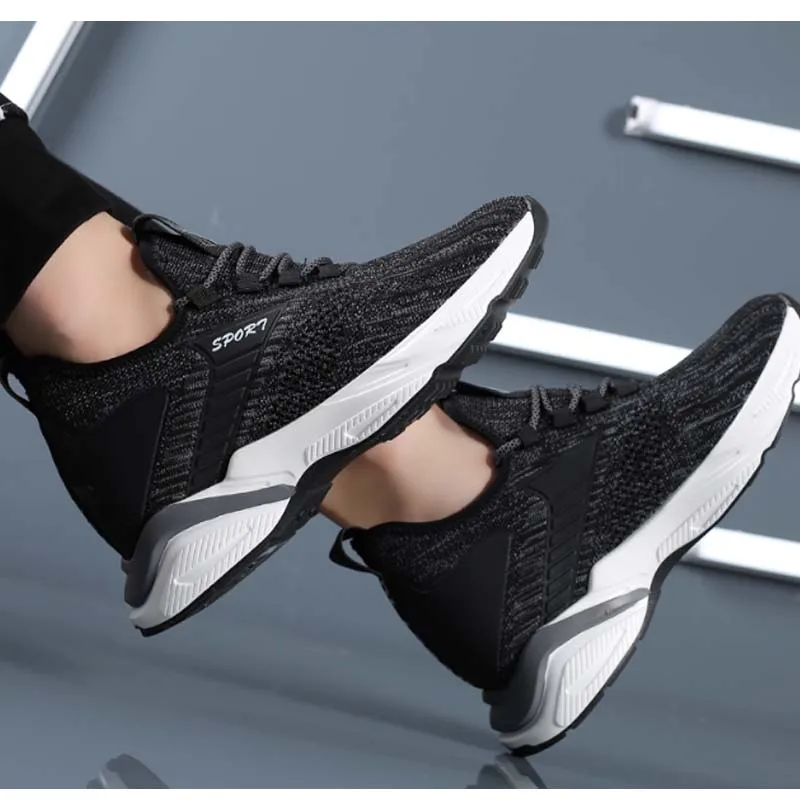 6cm 8cm 10cm Men New Style Fashion Comfortable Casual Shoes Height Increasing Sneakers Invisible Increase Breathable Shoes