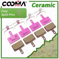 4 pares de pastillas de freno de disco de cerámica para Shimano B01S B05S M05, MT200 MT400 MT500 M375 M395 M416 M446 M445 M486 M485 M475 M515 M525