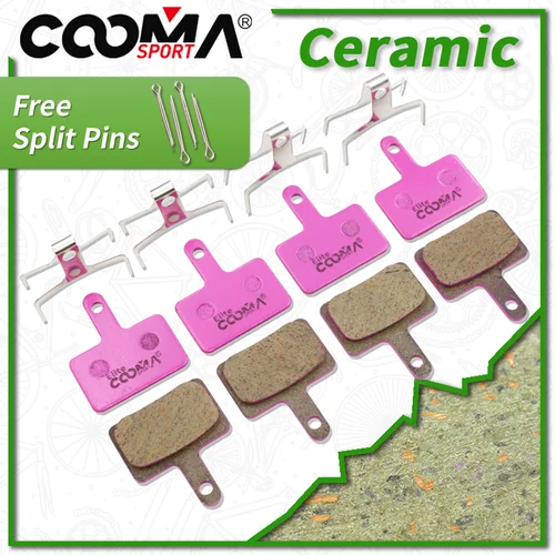 Imagen 1 del producto 4 pares de pastillas de freno de disco de cerámica para Shimano B01S B05S M05, MT200 MT400 MT500 M375 M395 M416 M446 M445 M486 M485 M475 M515 M525