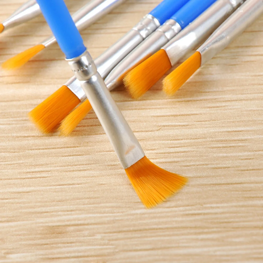 

50Pcs Oil Paint Brush Set Nylon Round Tip Comfortable for Acrylic Watercolor Craft Painting Paint Painting Brush Set