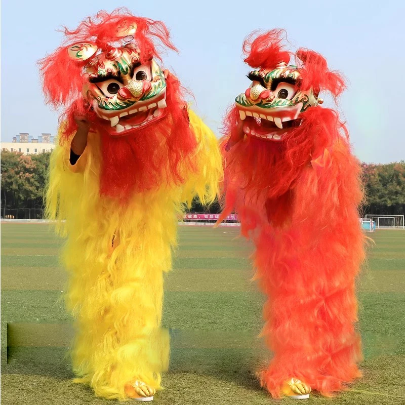 One People Lion Dancer Clothing Folk Dance Costume Cool Adult Chirldren Student Sports Cheer Team Dance Costumes