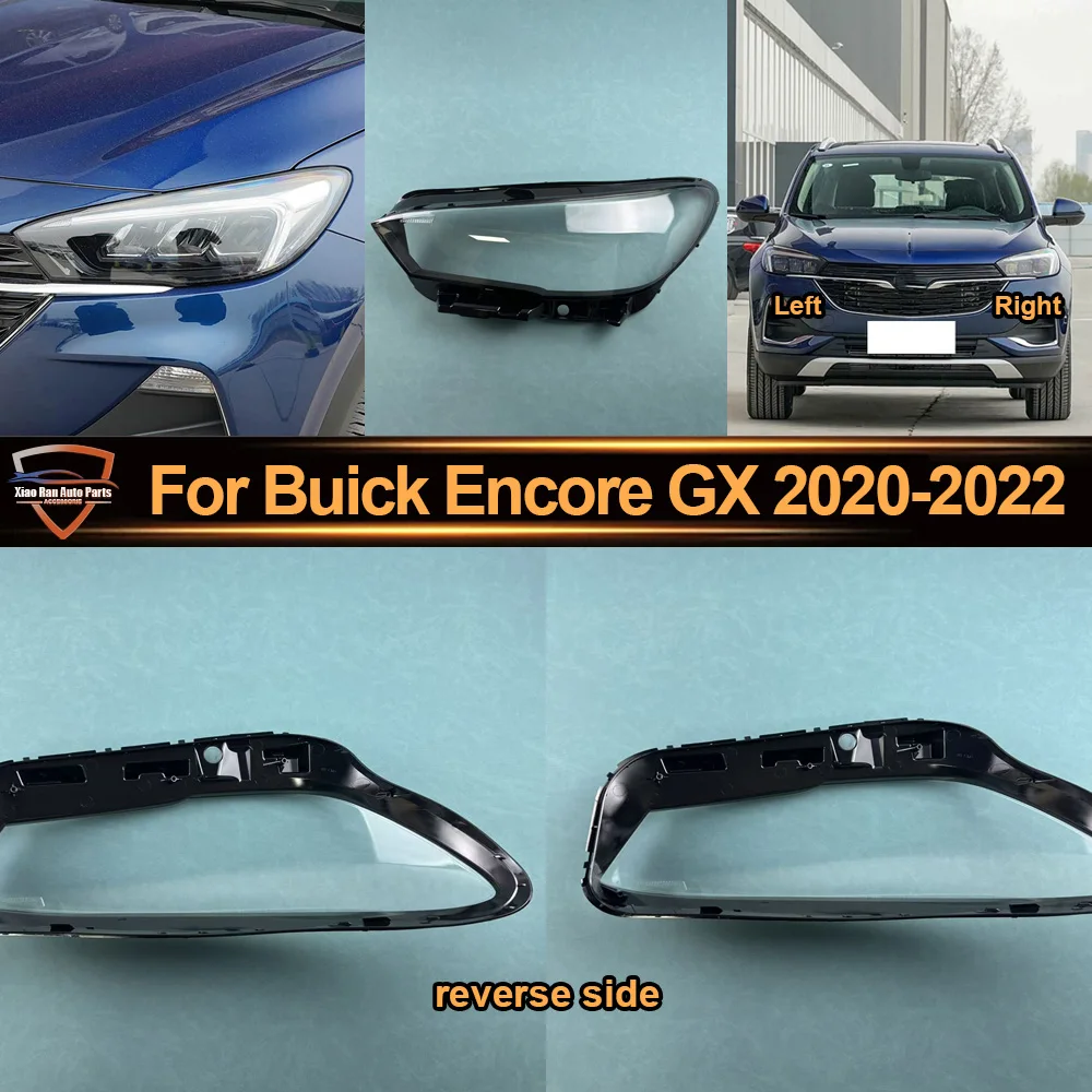 

For Buick 2020 2021--2022 Encore GX Car Accessories Headlight Lens Cover Headlamp Shell Lampshade Transparent Shade Mask Glass