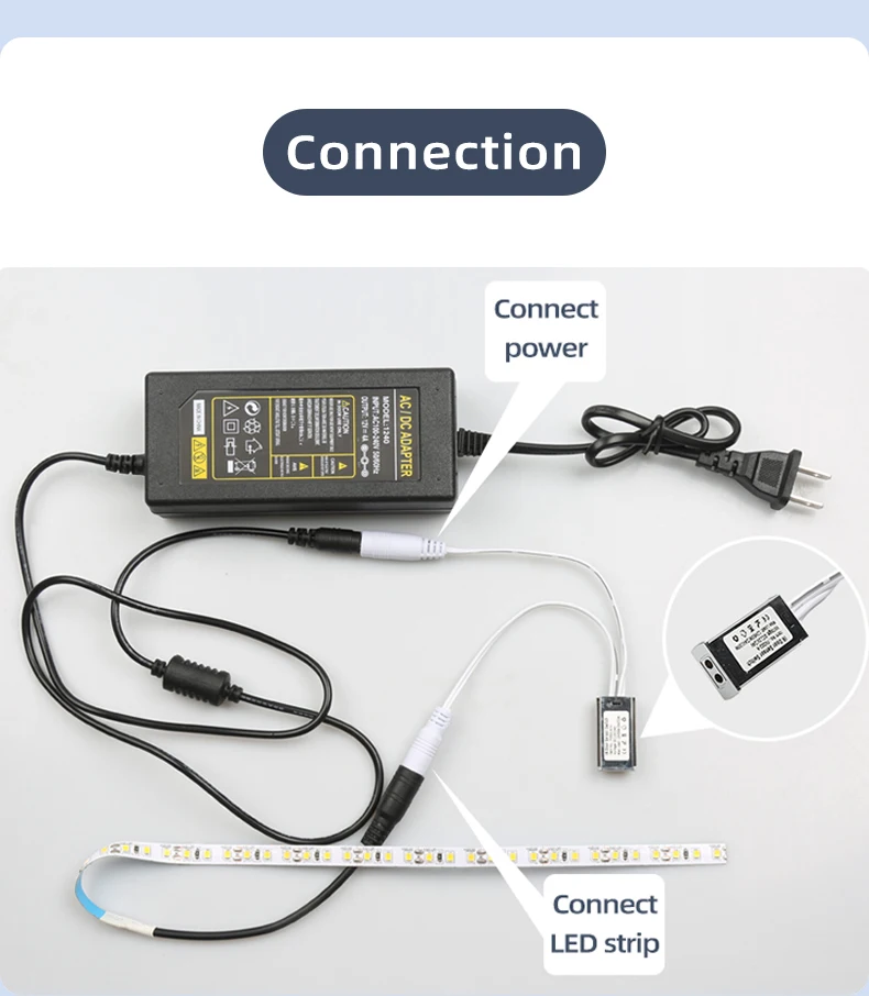 DC 12V 24V Möbel-Schranktür Infrarot-Sensor-Schalter Handsteuerung Dimmer LED-Sensor Geeignet für Schrankbeleuchtung – Detail 5