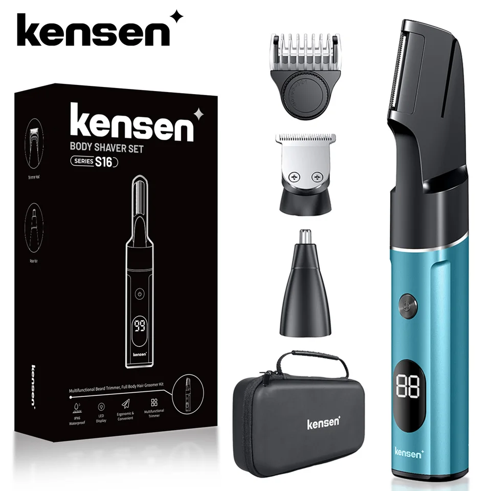 Kensen S16 Electric Hair Trimmer for Men 3-in-1