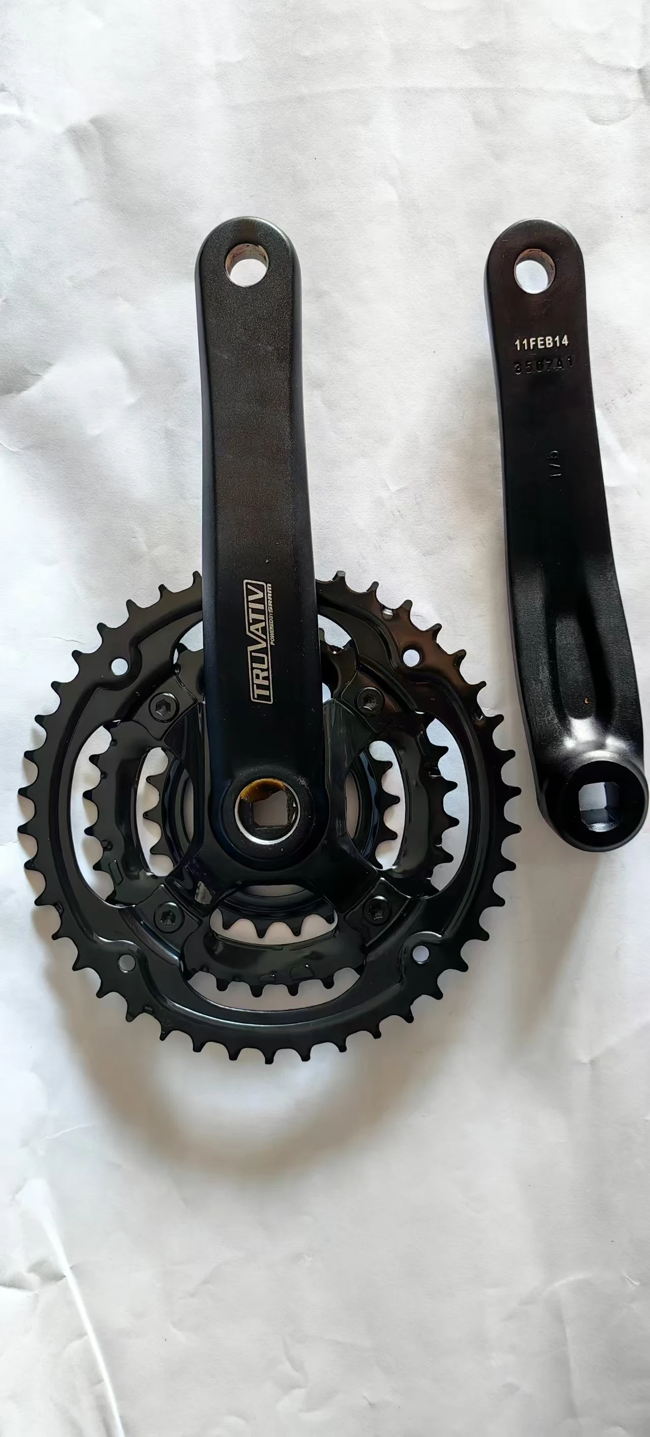 For Sram Truvativ Crankset 42-32-22T triple Chainring 175mm 6 to 8 speed bicycle chainwheel driveline