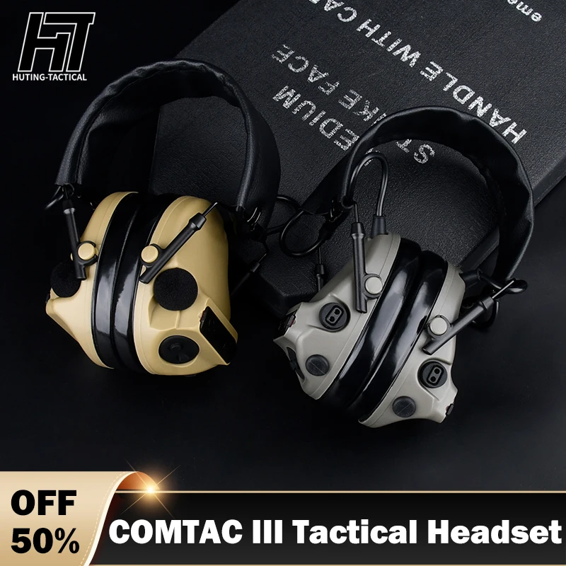 

WADSN C3 Tactical Wireless Headset Active Pickup Noise Canceling NO Microphone For Outdoor Hunting Hearing Protection