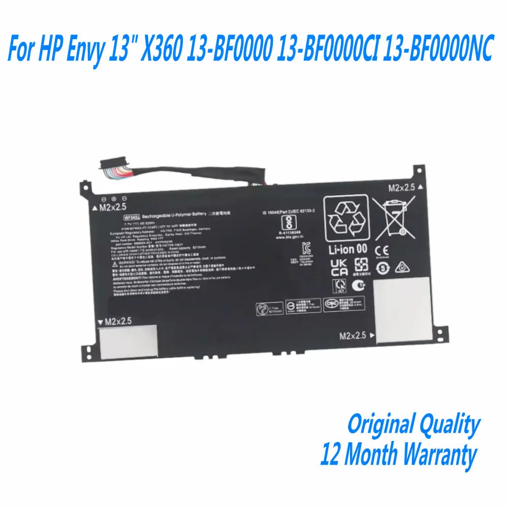 7.7V 66.52Wh WF04XL M90073-005 For HP Envy 13