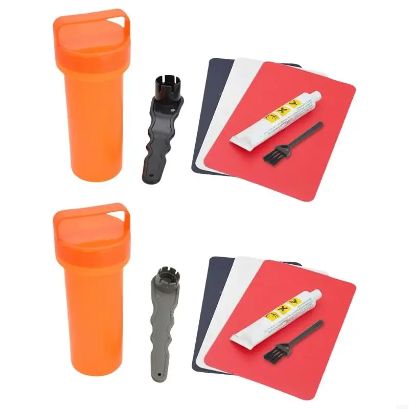 

Inflatable Boats Repair Kits with PVC Patches Strong Adhesion Waterproofs Paddleboard Repair Kits For Inflatable Kayaks