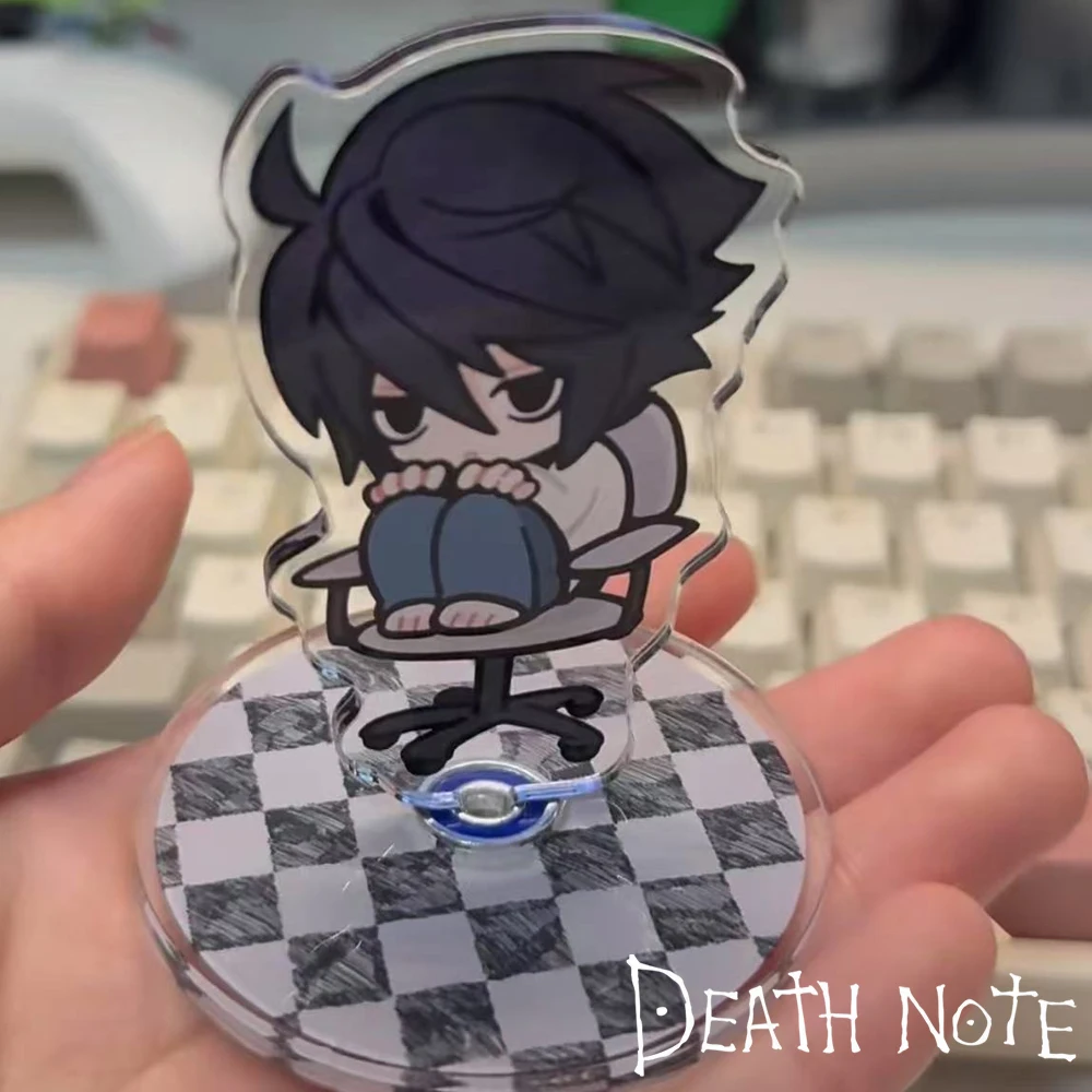 

Аниме Death Note L·Lawliet косплей акриловая подставка вращающаяся фигурка стоячая тарелка украшение для рабочего стола реквизит для Хэллоуина