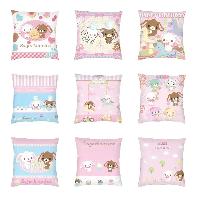 Cartoon Anime Pink Pillowcase Secondary Peripheral Pillow Sofa Bed Head Pillow Cover Cushion Cover 45x45 Cm Kids Gifts