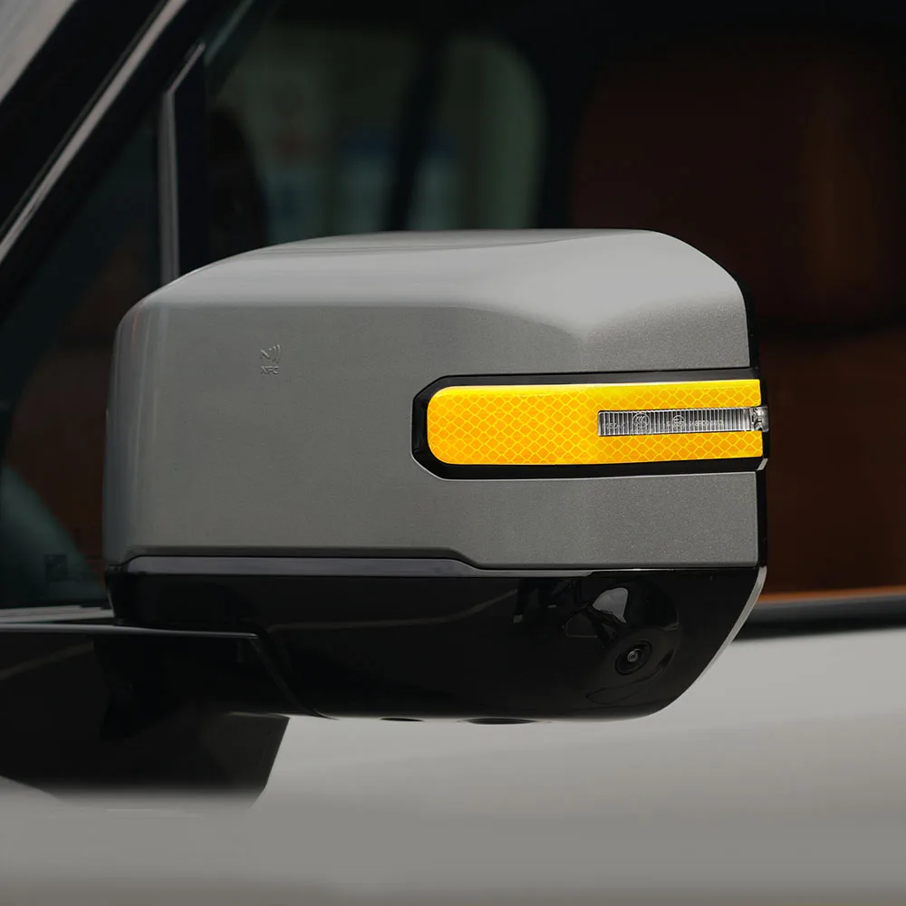 

2 Pcs Reflective Sticker For Rearview Mirror For Chery Jetour G700 2025 2026 Car Accessories Drip Adhesive Anti-collision Strip