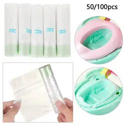 50Pcs Disposable Travel Potty Kids Liners Portable Training Toilet Seat Bin Bags